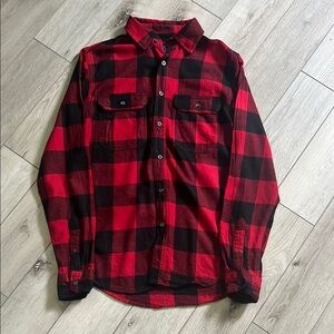 George Buffalo Plaid Flannel Button Down